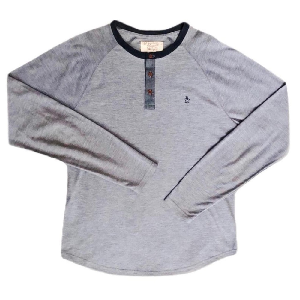 Original Penguin Heritage Slim Long Sleeve Henley